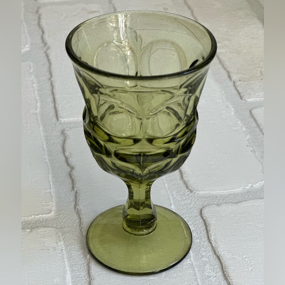 fostoria argus green wine glass 🍷 - Picture 2 of 2